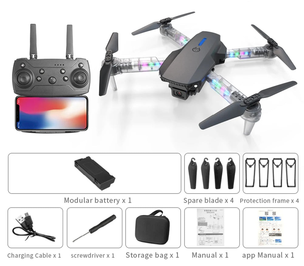 Drone HD con Brazo Transparente