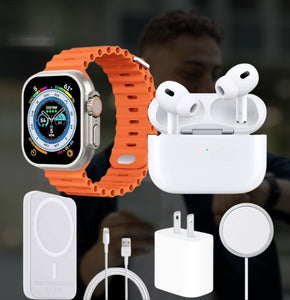 Combo x8 Reloj Audifonos y accesorios